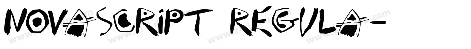 NovaScript Regula字体转换